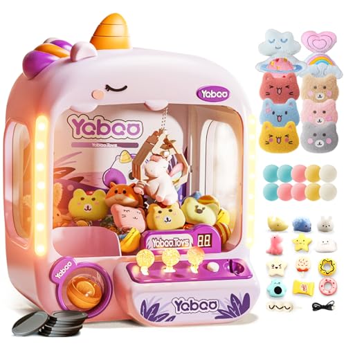 Unicorns Claw Machine for Kids Girls, Mini Arcade Candy Vending Machine, Coin/Countdown/Interactive Cheer, Fidget Prizes Refill, Egg Grabber Machine Dispenser, Party Toys Gifts for Girls Boys Unicorns Claw Machine for Kids Girls, Mini Arcade Candy Vending Machine, Coin/Countdown/Interactive Cheer, Fidget Prizes Refill, Egg Grabber Machine Dispenser, Party Toys Gifts for Girls Boys von Vanvimen