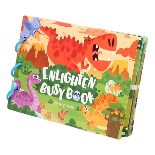 Varatiktok Busy Book für Kinder, Busy Book | Montessori-Lernspielzeug für Vorschulkinder - Tragbare Lern- und Bildungs-Reisespielzeug-Aktivitätsbücher für Jungen, Mädchen, Kinder von Varatiktok
