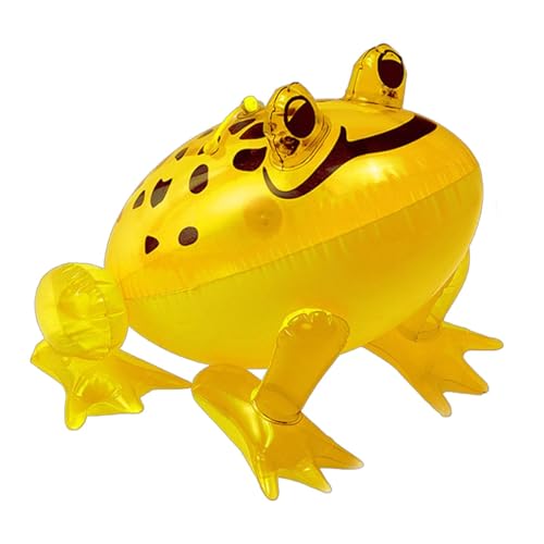 Varatiktok Froschspielzeug für Kinder,Aufblasbare Schildkröte, Großer springender, leuchtender Frosch-Schildkröten-Krötenballon, Cartoon-Dschungel-Tierspielzeug, lustige Kinder-Partygeschenke, von Varatiktok