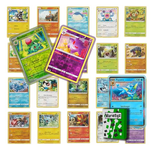 30 Verschiedene Pokemon Karten Deutsch Original - 30 Stück Mini Karten Set - 1 Holo + 2 Reverse Holo - Pokemon Karten Sammlung 30 Verschiedene Pokemon Karten Deutsch Original - 30 Stück Mini Karten Set - 1 Holo + 2 Reverse Holo - Pokemon Karten Sammlung von Varietyz