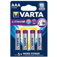 VARTA 06103 301 404 Lithium AAA 4er-Blister+ VARTA 06103 301 404 Lithium AAA 4er-Blister+ von Varta