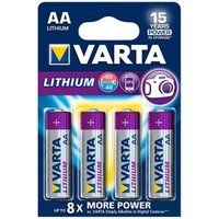 VARTA 06106 301 404 Lithium AA 4er-Blister VARTA 06106 301 404 Lithium AA 4er-Blister von Varta