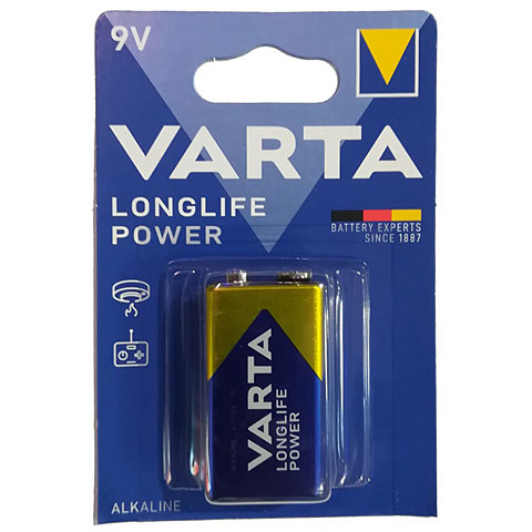 Varta 9V-Block Alkaline 6LR61 Batterie Varta 9V-Block Alkaline 6LR61 Batterie von Varta