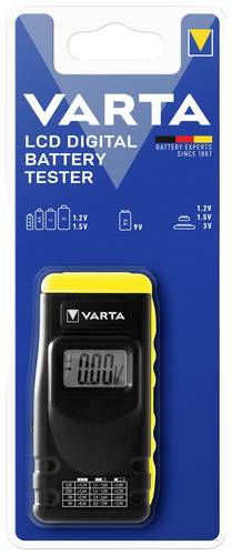 Varta Batterietester LCD Digital Battery Tester B1 Messbereich (Batterietester) 1,2 V, 1,5 V, 3 V, 9 von Varta