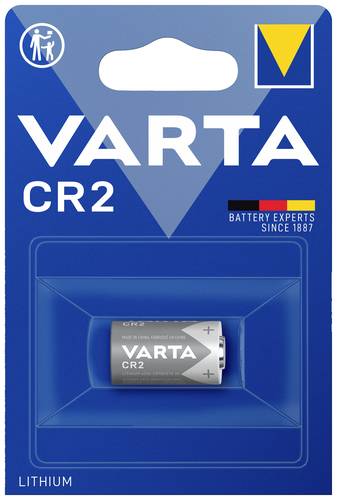 Varta LITHIUM Cylindrical CR2 Bli 1 Fotobatterie CR 2 Lithium 880 mAh 3V 1St. von Varta