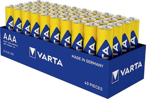 Varta LONGLIFE Power AAA Tray 40 Micro (AAA)-Batterie Alkali-Mangan 1.5V 40St. von Varta