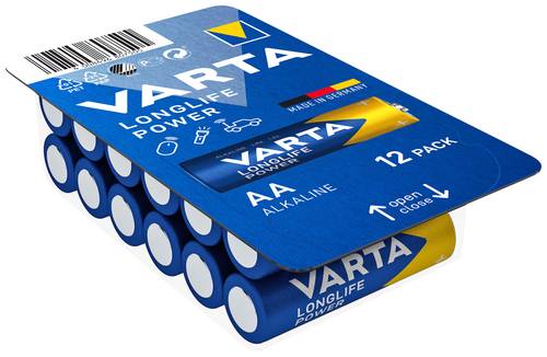 Varta LONGLIFE Power AA Big Box 12 Mignon (AA)-Batterie Alkali-Mangan 1.5V 12St. von Varta