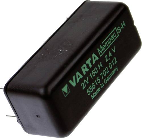 Varta Mempac 2/V150H Knopfzellen-Akku Mempec NiMH 150 mAh 2.4V 1St. von Varta