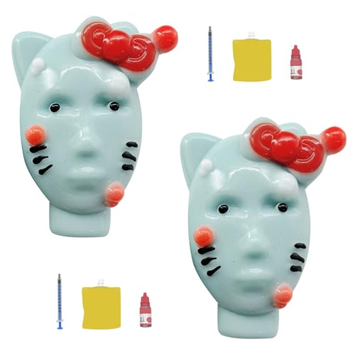 Pickel Ausdrücken Spiel, Squishy Pickel Ausdrücken Spielzeug, lustig Pimple Popper Toy with Filler Tools, Squeeze Toy wiederaufbar, Ekelhaft Antistress Spielzeug, für Stressabbau (B*2) von Vartegas