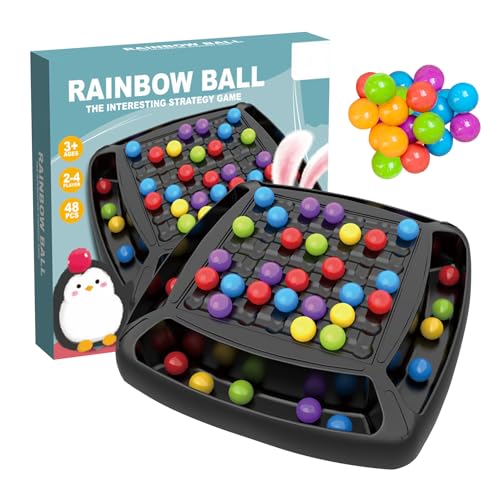Vartegas Strategisches Familienspiel Mit 48 Buntkugeln Doppelduell Brettspiel Für Kinder Und Erwachsene Regenbogenball Strategie Spiel Logiktraining Reisespiel Geschenk Vartegas Strategisches Familienspiel Mit 48 Buntkugeln Doppelduell Brettspiel Für Kinder Und Erwachsene Regenbogenball Strategie Spiel Logiktraining Reisespiel Geschenk von Vartegas