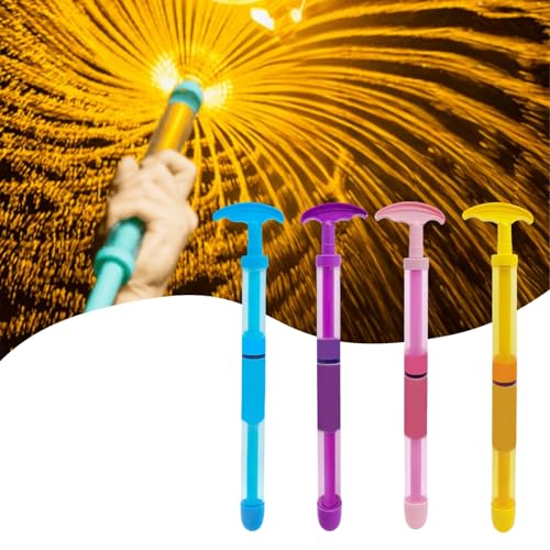 Wasserpistole Klein, 4er Set Firework Spritzpistole Kinder Im Ausziehsstil, Romantisches Feuerwerks Wassersprühspielzeug, Firework Water Gun, für Outdoor Pool Beach Outdoor (B) von Vartegas