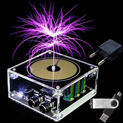 Vastarry Musik Tesla Spule 10 cm Künstliches Music Tesla Coil Blitzmodell Electric Power Wireless Transmission Model Science Experiment Tool von Vastarry