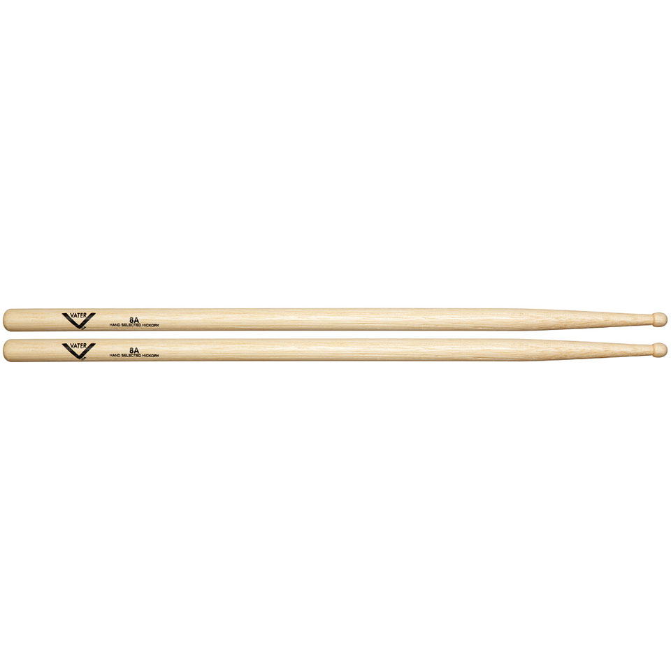 Vater American Hickory VH8AW 8A (Wood) Drumsticks von Vater