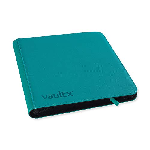 Vault X Premium eXo-Tec Zip Heftmappe - 12 Fächer Sammelkarten Trading Cards Mappe - 480 Fächer mit Seitenöffnung für Spielkarten zum sammeln und tauschen von Vault X