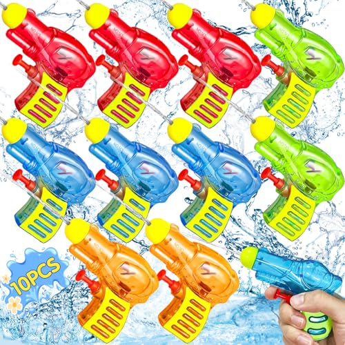 Vautvis Mini Wasserpistole Klein, 10 Stück Kleine Wasserpistole Kinder Ab 2 3, Spritzpistole Kinder, Mini Wasserspritzpistole Wasser Spielzeug Für Sport, Pools, Strände Und Wasserschlachten Im Freien Vautvis Mini Wasserpistole Klein, 10 Stück Kleine Wasserpistole Kinder Ab 2 3, Spritzpistole Kinder, Mini Wasserspritzpistole Wasser Spielzeug Für Sport, Pools, Strände Und Wasserschlachten Im Freien von Vautvis