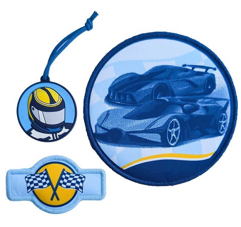 Vavoo Magnetsticker-Set Rennauto Vavoo Magnetsticker-Set Rennauto von Vavoo