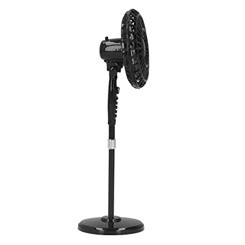 VBESTLIFE Mini-Puppenhaus-Ventilator, 1:12 Miniatur-Elektroventilator Modell Spielzeug Im Maßstab 1:12 Puppenhaus-Dekor (Schwarz) von VBESTLIFE