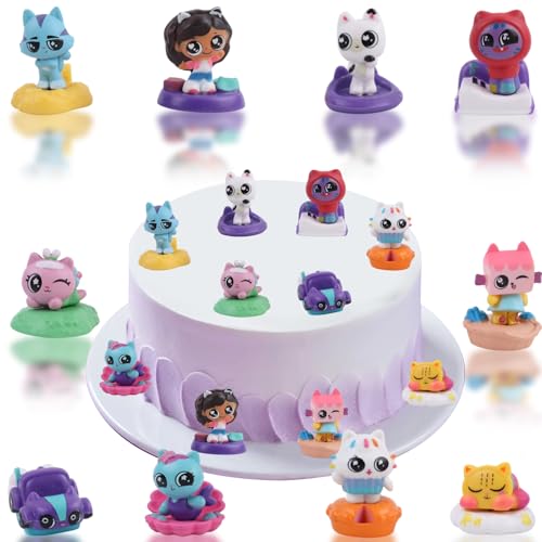 10 Pcs Gabby Kuchendeko, Gabby Cake Topper Figuren Set, Gabby Geburtstags Tortendeko, Gabby Figurenset, Cake Figures Kindergeburtstag Deko, Kuchen Dekoration Puppen Ornamente, Tortendeko Kinder 10 Pcs Gabby Kuchendeko, Gabby Cake Topper Figuren Set, Gabby Geburtstags Tortendeko, Gabby Figurenset, Cake Figures Kindergeburtstag Deko, Kuchen Dekoration Puppen Ornamente, Tortendeko Kinder von Vckjljid