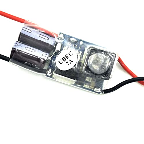 UBEC 5V BEC Vollabschirmender EntstöRungs-Schaltregler für FPV-RC-Drohne-EmpfäNger-Netzteil (7A) von Guoml