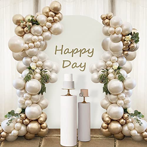 Luftballon Girlande Beige,153 pcs Ballon Girlande Apricot Nude Sandweiß Gold Luftballons Doppelschichten Ballongirlande für Verlobung Hochzeit, Baby Shower Deko, Geburtstag, Boho Party Dekoration Luftballon Girlande Beige,153 pcs Ballon Girlande Apricot Nude Sandweiß Gold Luftballons Doppelschichten Ballongirlande für Verlobung Hochzeit, Baby Shower Deko, Geburtstag, Boho Party Dekoration von Vcumter