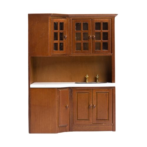 1/12 Dollhouses Küchenschrank Miniatur Aufbewahrung Waschbecken Moderne Restaurantmöbel Holz Eckschrank Szene Requisiten 1/12 Dollhouses Küchenschrank Miniatur Aufbewahrung Waschbecken Moderne Restaurantmöbel Holz Eckschrank Szene Requisiten von Vdaxvme
