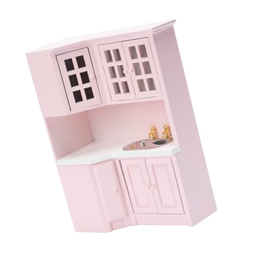 1/12 Dollhouses Küchenschrank Miniatur Aufbewahrung Waschbecken Moderne Restaurantmöbel Holz Eckschrank Szene Requisiten 1/12 Dollhouses Küchenschrank Miniatur Aufbewahrung Waschbecken Moderne Restaurantmöbel Holz Eckschrank Szene Requisiten von Vdaxvme