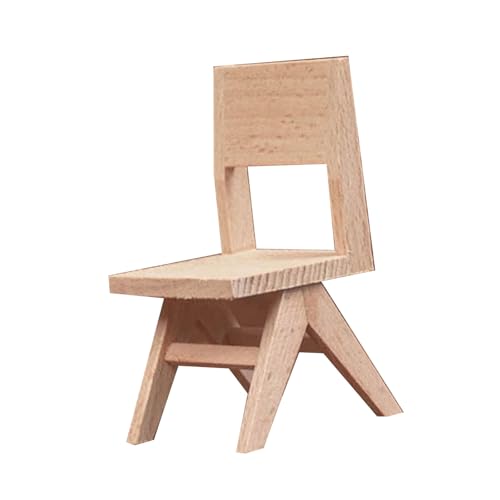 1/12 Skala Miniaturholzstuhl/Tisch Für Dollhouses Dekoration Und Szenenverbesserung Möbelfigur 1/12 Skala Miniaturholzstuhl/Tisch Für Dollhouses Dekoration Und Szenenverbesserung Möbelfigur von Vdaxvme