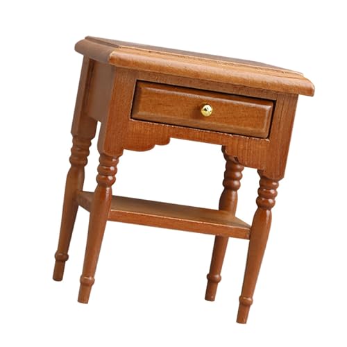 1:12 Scale Dollhouses Miniaturen Szenen Accessoire Minis Wood Night Stand 1:12 Skala Dollhouses Miniaturmöbel Geschenke von Vdaxvme