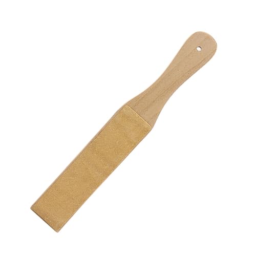 Doppelseitiger Leder-Streichriemen mit ergonomischem Griff für Holzbearbeitung, Schärfen von Messern von Vdaxvme