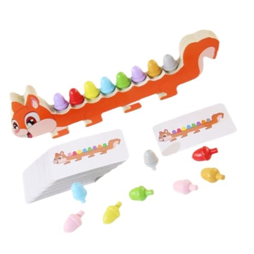 Hölzerne Puzzle Farb Matching Board Spielzeug Für Kinder Mit Cartoon Basis Und Fragekarte Für Kleinkind Handkoordination Hölzerne Puzzle Farb Matching Board Spielzeug Für Kinder Mit Cartoon Basis Und Fragekarte Für Kleinkind Handkoordination von Vdaxvme