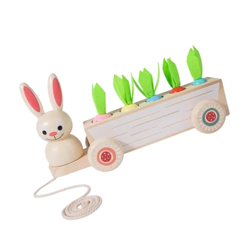 Kreativ 2 In 1 Holz Ziehen Entlang Kaninchen Und Karotten Picking Spiel Für Kinder Die Die Koordination Und Die Kognitiven Fähigkeiten Verbessern Kreativ 2 In 1 Holz Ziehen Entlang Kaninchen Und Karotten Picking Spiel Für Kinder Die Die Koordination Und Die Kognitiven Fähigkeiten Verbessern von Vdaxvme