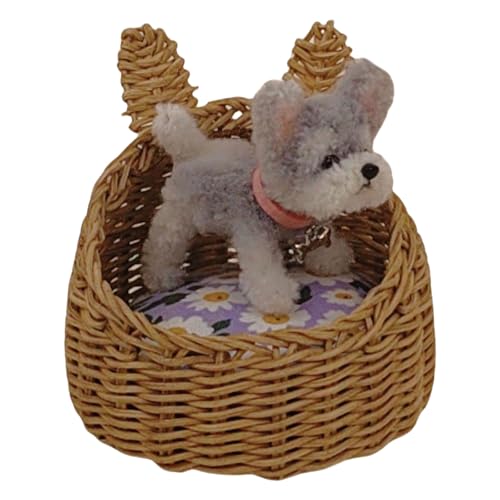 Miniaturpuppenhäuser Gewebte Haustierbett Korb 1/12 Skala Für Puppenhäuser Playset Hundebett Punnet Rattan Punnet Miniaturpuppenhäuser Gewebte Haustierbett Korb 1/12 Skala Für Puppenhäuser Playset Hundebett Punnet Rattan Punnet von Vdaxvme