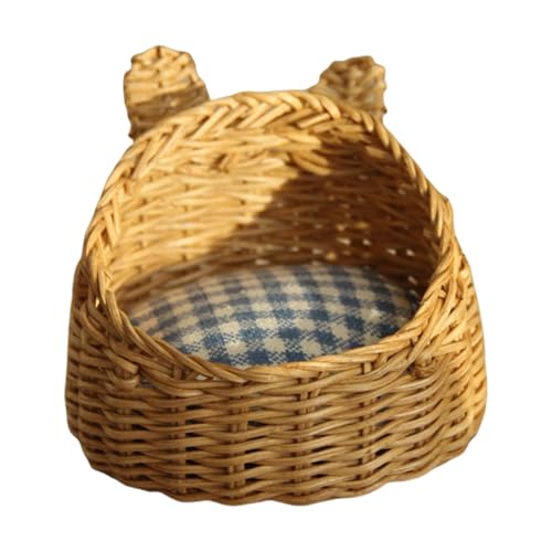 Miniaturpuppenhäuser Gewebte Haustierbett Korb 1/12 Skala Für Puppenhäuser Playset Hundebett Punnet Rattan Punnet Miniaturpuppenhäuser Gewebte Haustierbett Korb 1/12 Skala Für Puppenhäuser Playset Hundebett Punnet Rattan Punnet von Vdaxvme
