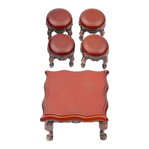 Packung Von 5 Miniaturpuppenhäusern Möbel Endtisch Und Stuhl Für Authentizität Und Kreativität Für Dekore Für Heimszene Packung Von 5 Miniaturpuppenhäusern Möbel Endtisch Und Stuhl Für Authentizität Und Kreativität Für Dekore Für Heimszene von Vdaxvme