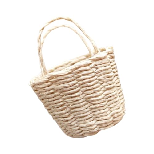 Realistischer Gewebter Korb Für Dollhouses Decors Und Spielkörbe Für Puppenhäuser Wickerwork 1/12 Skala Möbel von Vdaxvme
