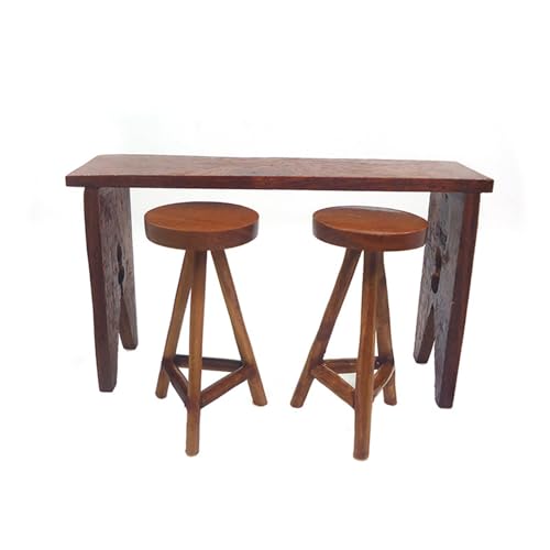 Realistischer Holztisch Miniatur Zakka Realistisches Totend Spiel Für Rollenausstellungen Runde Top Stool Model Vintage Stuhl 1:12 Realistischer Holztisch Miniatur Zakka Realistisches Totend Spiel Für Rollenausstellungen Runde Top Stool Model Vintage Stuhl 1:12 von Vdaxvme