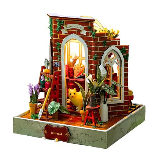 Retro Stile Leuchten Dollhouses Model Projekt Kits Miniatur Szenen Kits Für Handwerkserlebnis Mit Einfacher Assembly Retro Stile Leuchten Dollhouses Model Projekt Kits Miniatur Szenen Kits Für Handwerkserlebnis Mit Einfacher Assembly von Vdaxvme