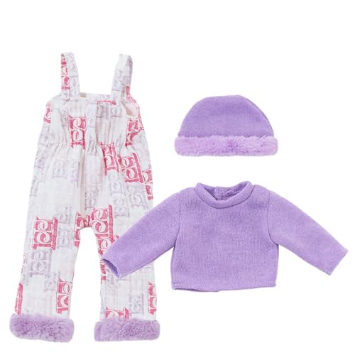 Vdaxvme 45,7 cm großes Puppen-Pyjama-Set enthält Lavendel-Top und gepunktete Hose mit schönem Welpenpantoffel, modisches Accessoire Vdaxvme 45,7 cm großes Puppen-Pyjama-Set enthält Lavendel-Top und gepunktete Hose mit schönem Welpenpantoffel, modisches Accessoire von Vdaxvme