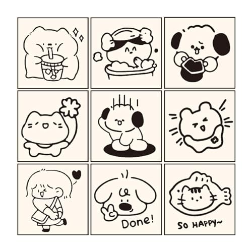 Vdaxvme 9 Pieces Holzhundmarken Ideal Für Tun Sich Selbst Und Pädagogische Verwendung Cartoon Briefmarken Holz Cartoon Tiermarken Stempel Vdaxvme 9 Pieces Holzhundmarken Ideal Für Tun Sich Selbst Und Pädagogische Verwendung Cartoon Briefmarken Holz Cartoon Tiermarken Stempel von Vdaxvme