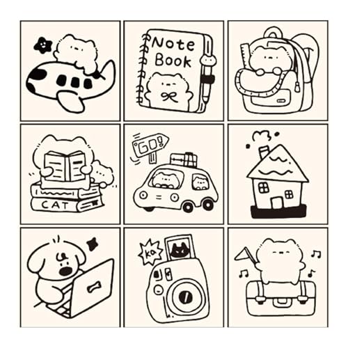 Vdaxvme 9 Pieces Holzhundmarken Ideal Für Tun Sich Selbst Und Pädagogische Verwendung Cartoon Briefmarken Holz Cartoon Tiermarken Stempel Vdaxvme 9 Pieces Holzhundmarken Ideal Für Tun Sich Selbst Und Pädagogische Verwendung Cartoon Briefmarken Holz Cartoon Tiermarken Stempel von Vdaxvme