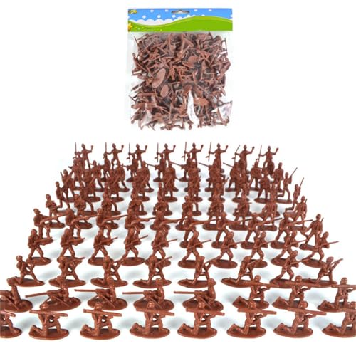 Vdaxvme Boys Soldier Adventure 100pcs/Set Plastikkampffiguren Mit Verschiedenen Haltungen Für Kinder Über 4 Jahre Vdaxvme Boys Soldier Adventure 100pcs/Set Plastikkampffiguren Mit Verschiedenen Haltungen Für Kinder Über 4 Jahre von Vdaxvme