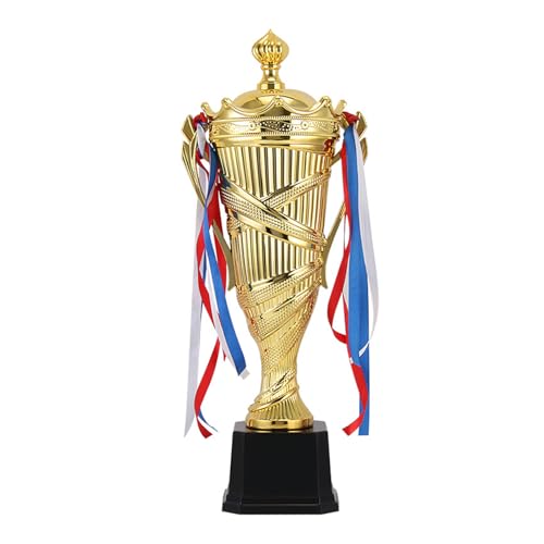 Vdaxvme Edelstahlsport Preisträger Trophäenpokal Mit Bändern Für Schulwettbewerbe Und Heimdekoration Tragbar Vdaxvme Edelstahlsport Preisträger Trophäenpokal Mit Bändern Für Schulwettbewerbe Und Heimdekoration Tragbar von Vdaxvme