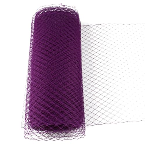 Vdaxvme Elegantes Damen-Netzgewebe für Hutmacherei und Haar-Accessoires, perfekt für Braut und Hochzeitsgäste Vdaxvme Elegantes Damen-Netzgewebe für Hutmacherei und Haar-Accessoires, perfekt für Braut und Hochzeitsgäste von Vdaxvme