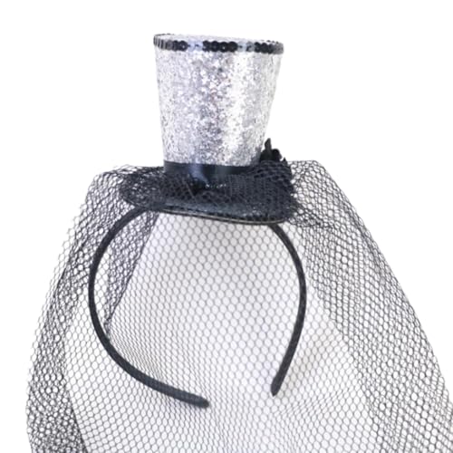 Vdaxvme Fascinator für Kinder, Vintage-Stil, exquisiter Glitzer für Party, Kinderkostüm, Pillbox, Hut, Kopfbedeckung für Halloween Vdaxvme Fascinator für Kinder, Vintage-Stil, exquisiter Glitzer für Party, Kinderkostüm, Pillbox, Hut, Kopfbedeckung für Halloween von Vdaxvme