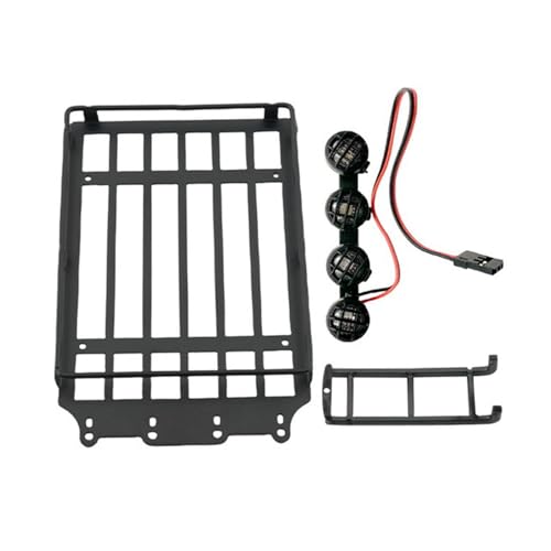 Vdaxvme Fernbedienungs Crawler Gepäck Dachregal Mit Leiter Upgrade Zubehör Fahrzeugteil Für 1/18 Crawler Car Decoration von Vdaxvme