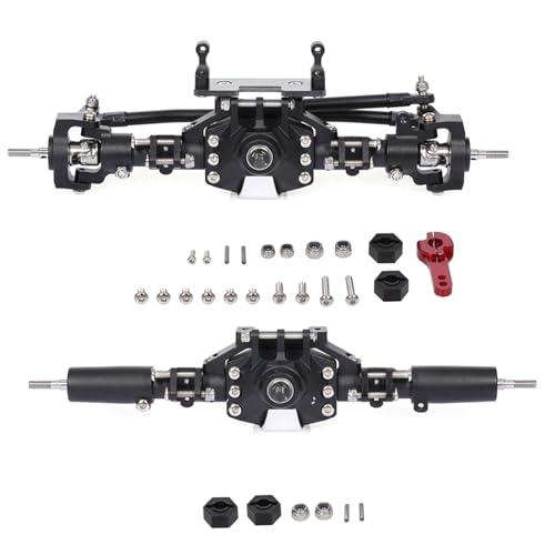 Vdaxvme Fernbedienungsauto Vorderen Hintermetallachse Achsen Achselbau Ersatzteil Für SCX10 90046 1:10 Modellkrieber Modifizierte Kits Vdaxvme Fernbedienungsauto Vorderen Hintermetallachse Achsen Achselbau Ersatzteil Für SCX10 90046 1:10 Modellkrieber Modifizierte Kits von Vdaxvme