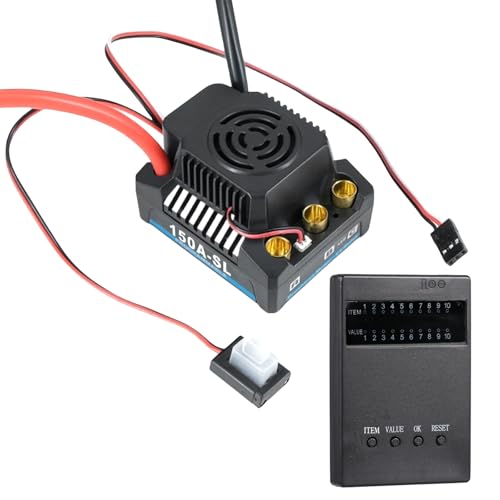 Vdaxvme Fernbedienungssteuerungs Sensorloser Bürstenloser 120A/150A Für Den Programmieren Von Motor Bürstenlosen Auto Für Fernbedienungsmotor Vdaxvme Fernbedienungssteuerungs Sensorloser Bürstenloser 120A/150A Für Den Programmieren Von Motor Bürstenlosen Auto Für Fernbedienungsmotor von Vdaxvme