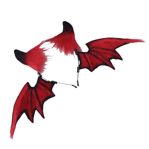 Vdaxvme Fledermaus Stirnbänder Cosplay Teufel Flügel Haarbänder Dunkle Kopfbedeckung Make Up Wäsche Gesicht Gadget Geburtstagsfeier Vdaxvme Fledermaus Stirnbänder Cosplay Teufel Flügel Haarbänder Dunkle Kopfbedeckung Make Up Wäsche Gesicht Gadget Geburtstagsfeier von Vdaxvme