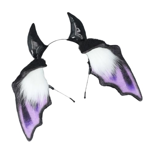 Vdaxvme Fledermaus Stirnbänder Cosplay Teufel Flügel Haarbänder Dunkle Kopfbedeckung Make Up Wäsche Gesicht Gadget Geburtstagsfeier Vdaxvme Fledermaus Stirnbänder Cosplay Teufel Flügel Haarbänder Dunkle Kopfbedeckung Make Up Wäsche Gesicht Gadget Geburtstagsfeier von Vdaxvme