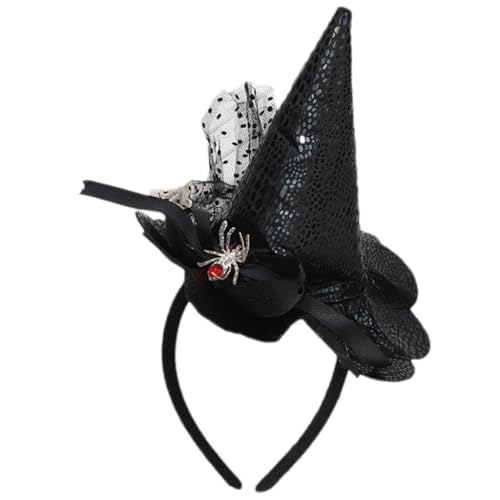 Vdaxvme Halloween-Haarband, tragbar, Hexen-Kopfschmuck, Cosplay-Kostüm, Haarband für Erwachsene, Kinder, Festival, Party, Kopfbedeckung Vdaxvme Halloween-Haarband, tragbar, Hexen-Kopfschmuck, Cosplay-Kostüm, Haarband für Erwachsene, Kinder, Festival, Party, Kopfbedeckung von Vdaxvme